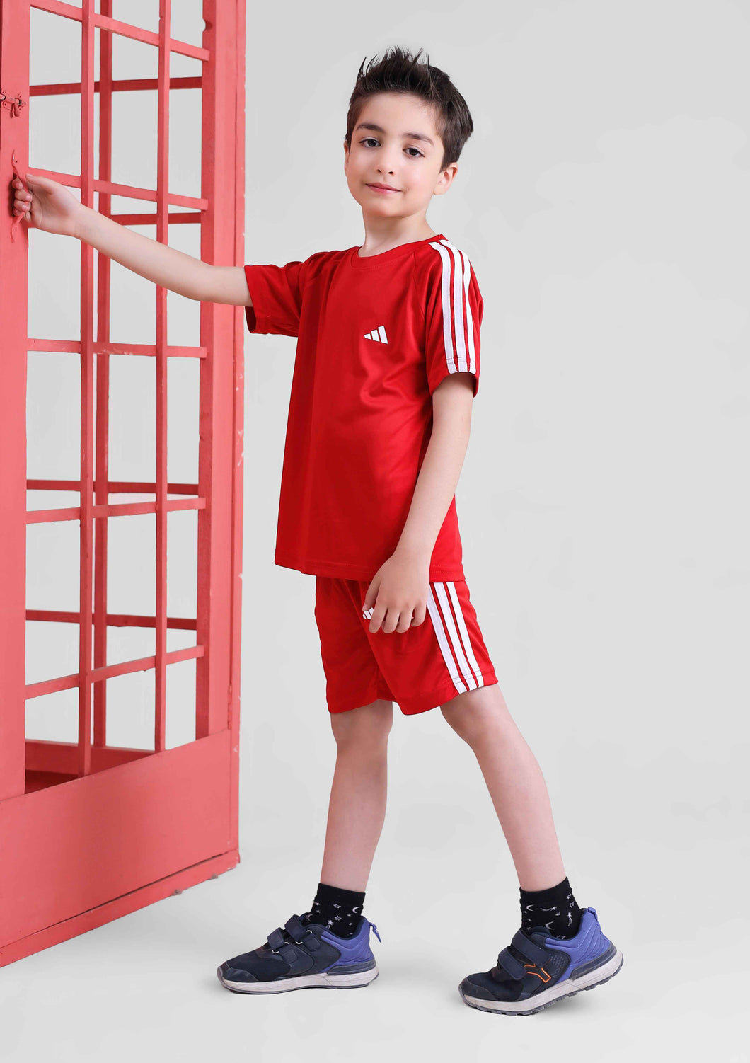 Adi Triliner Tracksuit Red