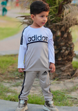 Adi Ful Sleeves Grey White Tracksuit