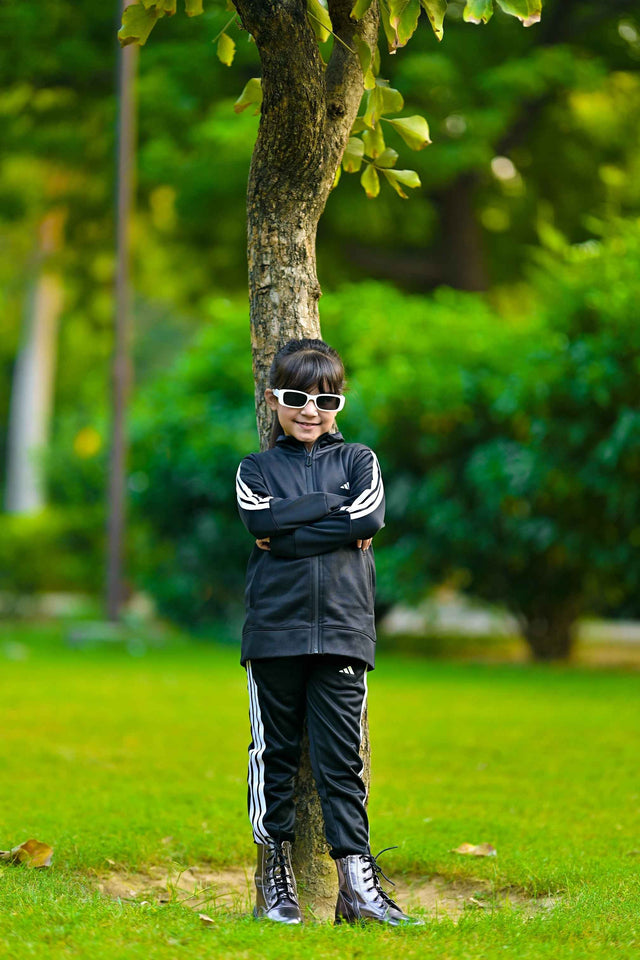 Adi Premium Tracksuit Black