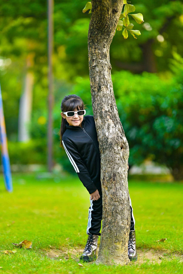 Adi Premium Tracksuit Black