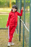 Adi Premium Tracksuit Red