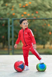 Adi Premium Tracksuit Red