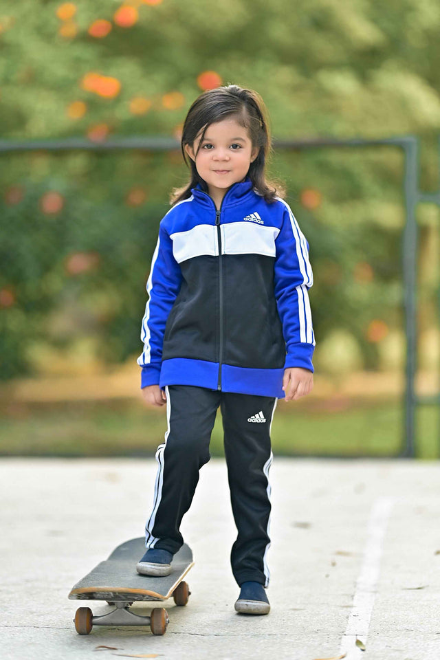 Adi Premium Tracksuit Royal Blue