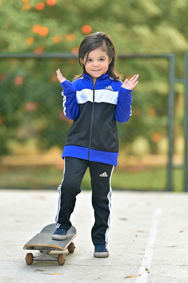Adi Premium Tracksuit Royal Blue