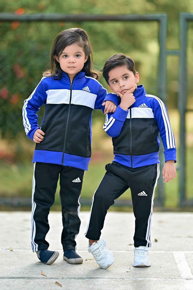 Adi Premium Tracksuit Royal Blue