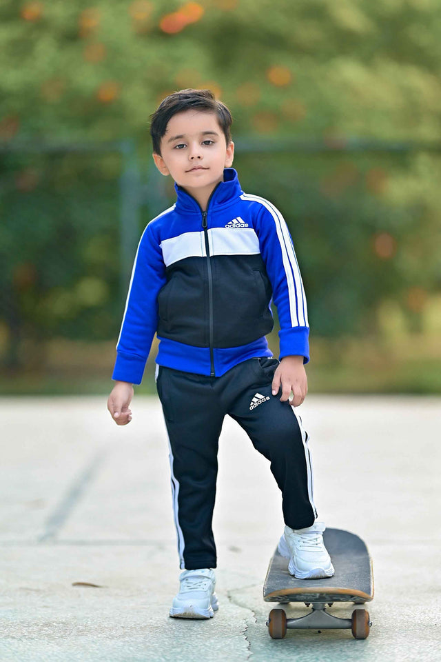 Adi Premium Tracksuit Royal Blue