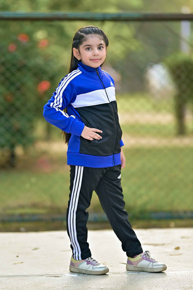 Adi Premium Tracksuit Royal Blue