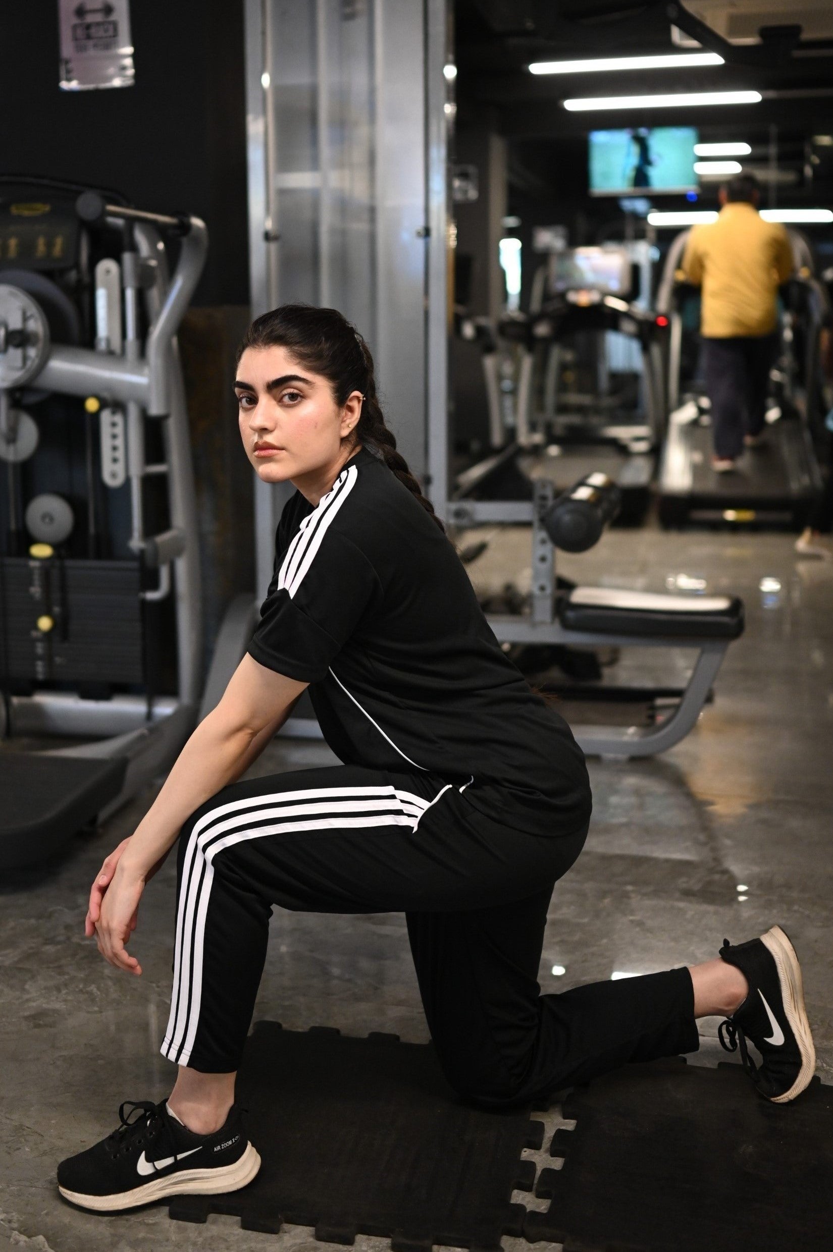 Adi Black Dri-Fit Tracksuit-F