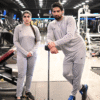 Nik Silver-Grey Full Sleeves Dri-Fit Tracksuit