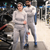 Nik Silver-Grey Full Sleeves Dri-Fit Tracksuit