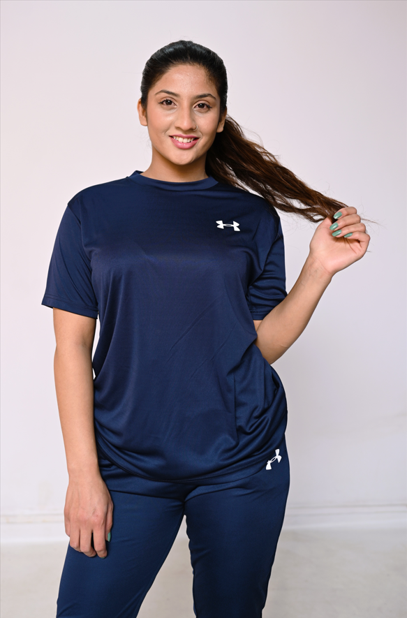 UA Dri-Fit Tracksuit Navy-F