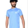 ADI Sky Blue with White Stripes Dri-Fit Tracksuit