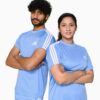 ADI Sky Blue with White Stripes Dri-Fit Tracksuit