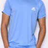 ADI Sky Blue with White Stripes Dri-Fit Tracksuit
