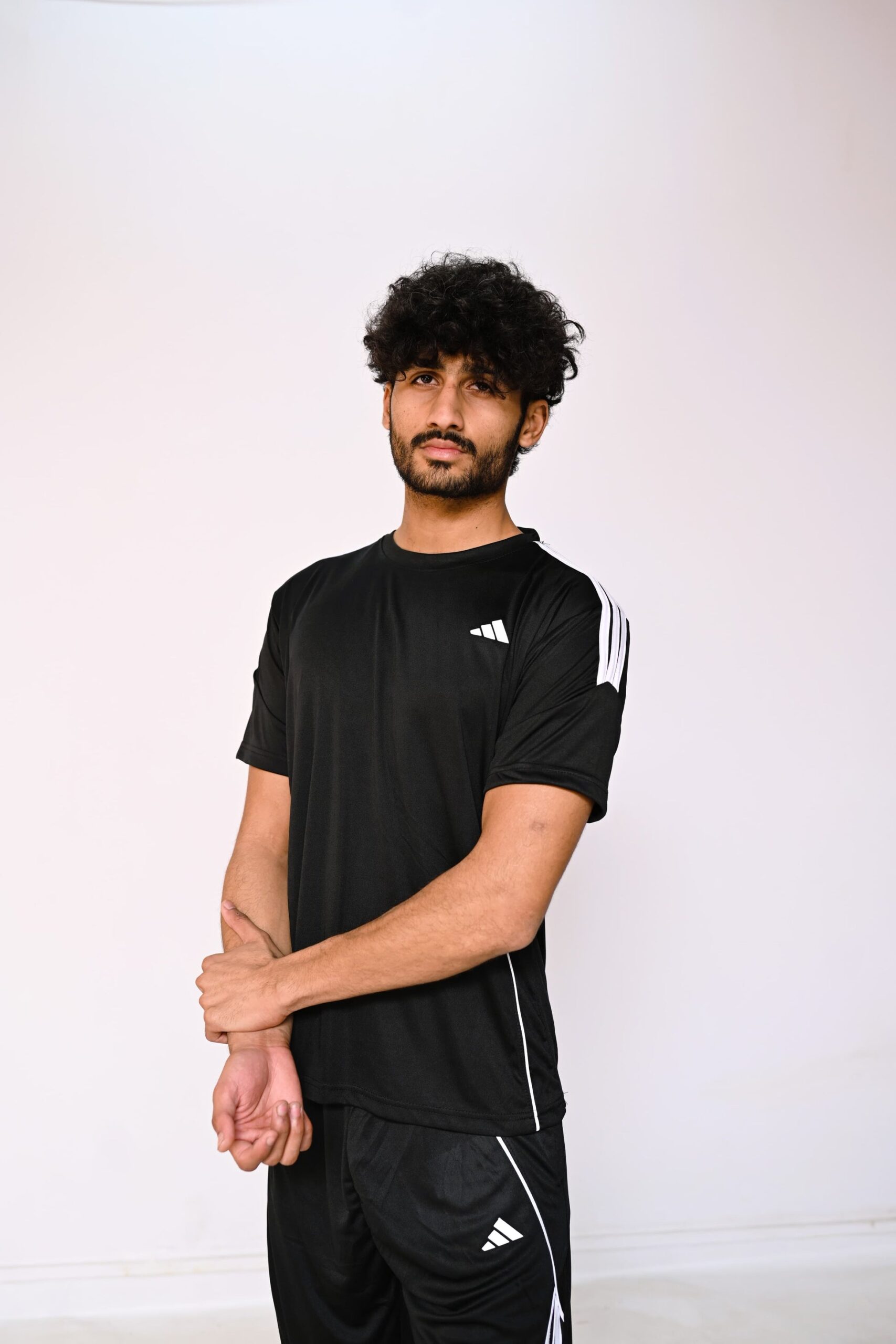 Adi Black Dri-Fit Tracksuit