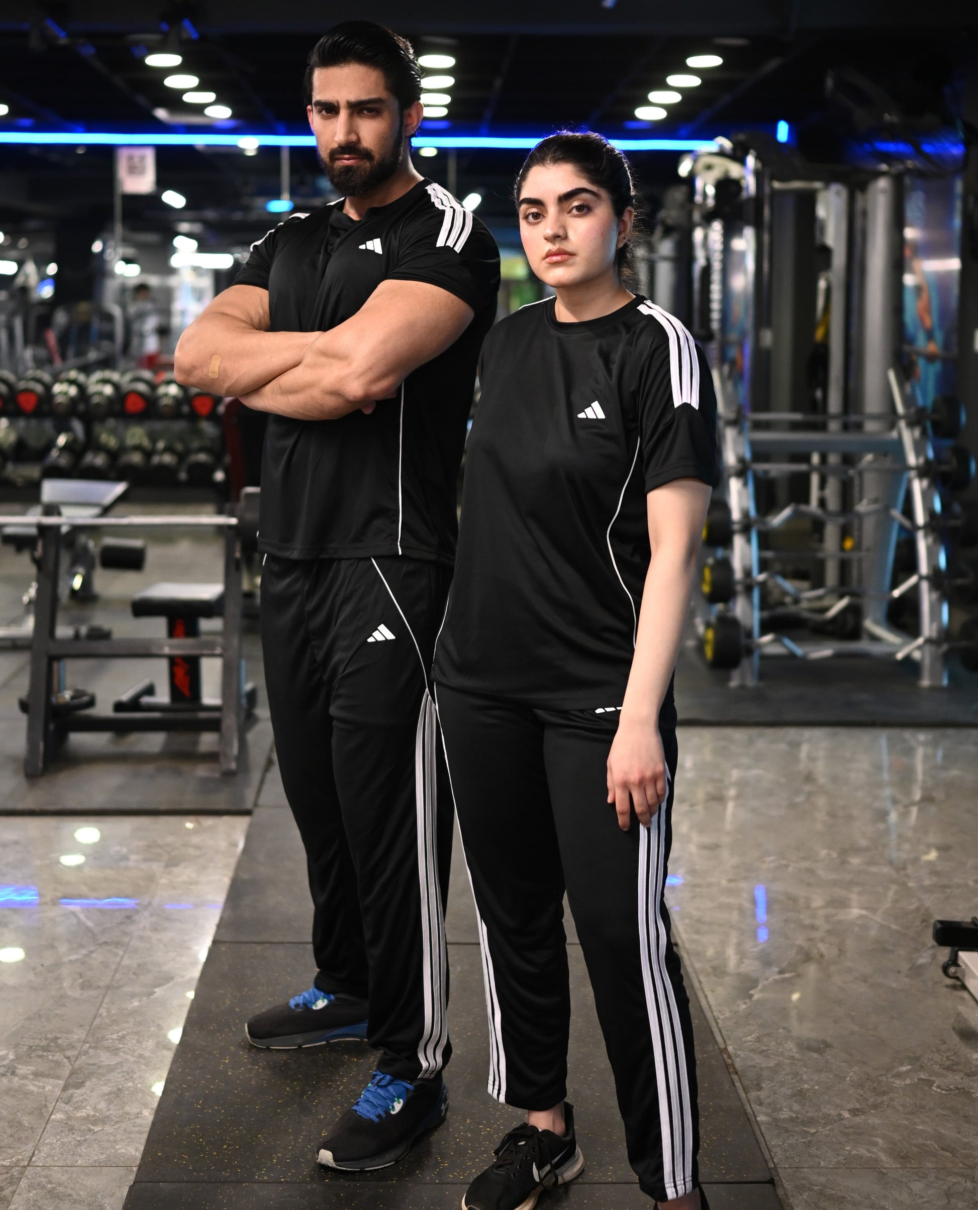 Adi Black Dri-Fit Tracksuit