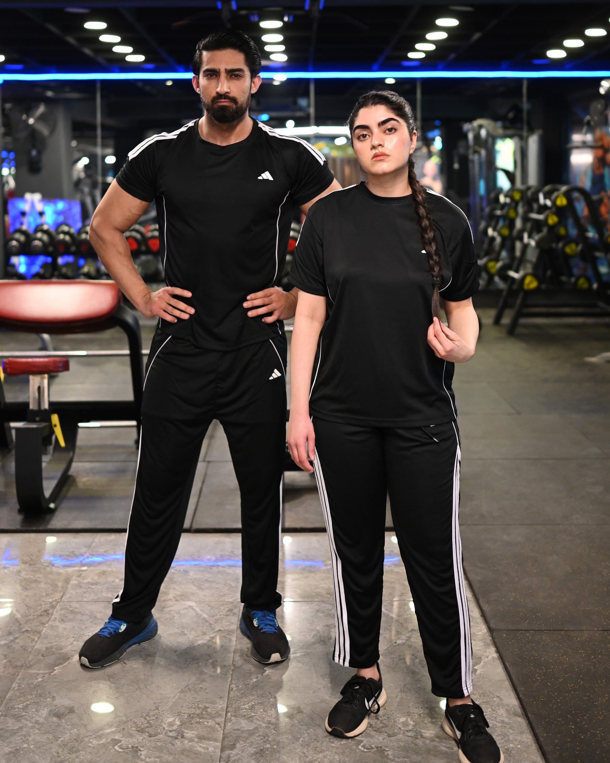 Adi Black Dri-Fit Tracksuit-F