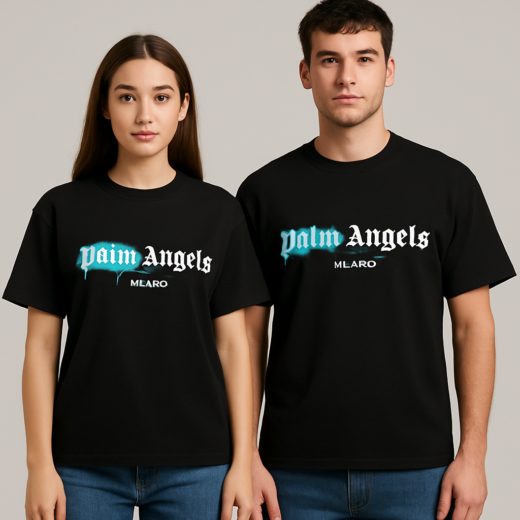 ChatGPT Image Jun 24, 2025, 07_08_48 PM Palm Angls Milno T-Shirt Graphic – Black