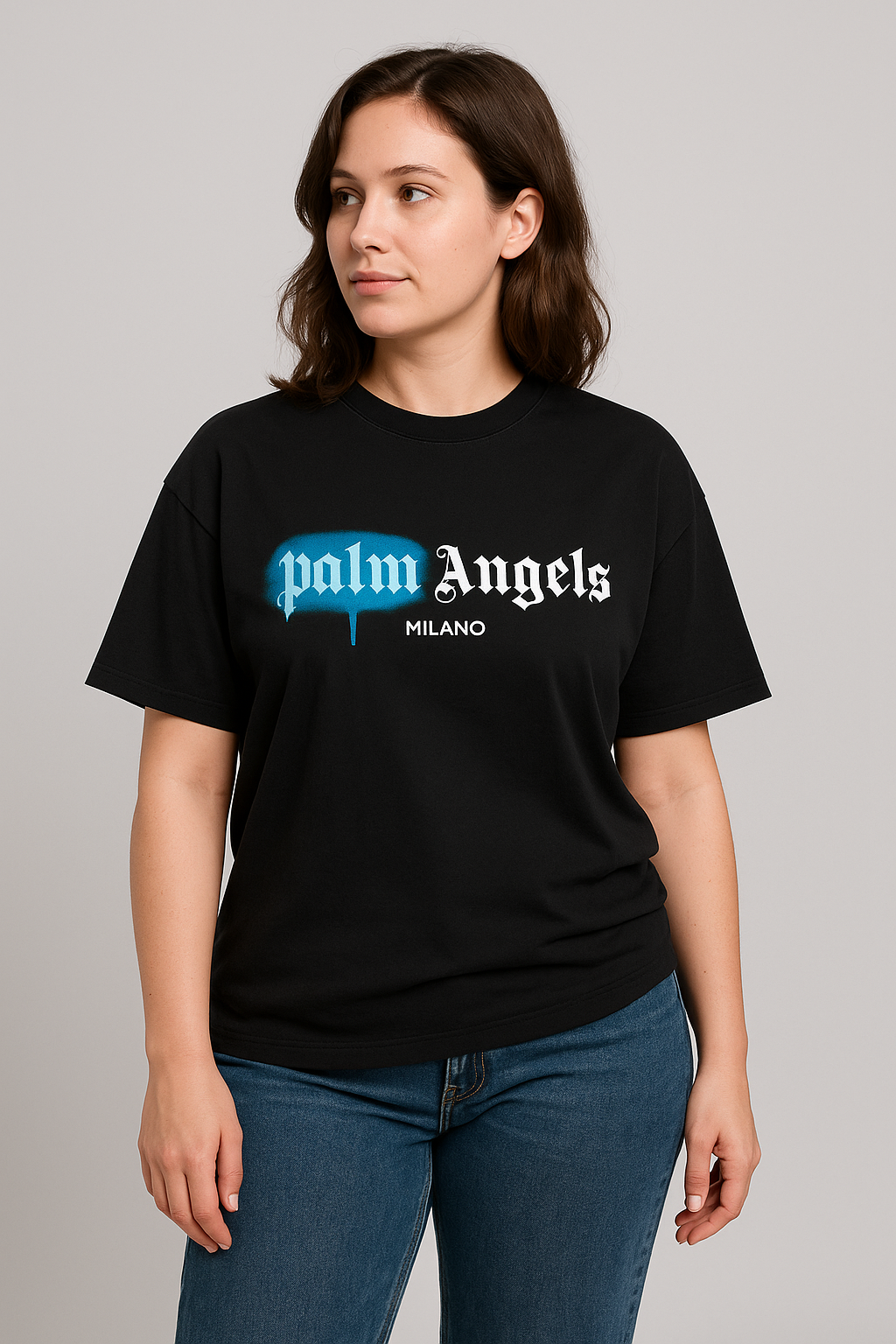 Palm Angls Milno T-Shirt Graphic- Black -F
