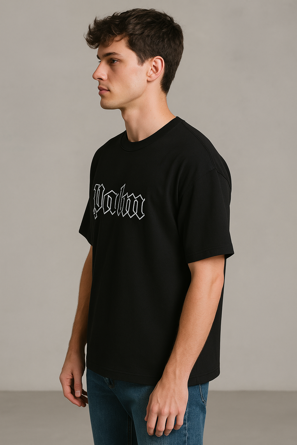 ChatGPT Image Jun 25, 2025, 06_09_10 AM Palm Ang Imported T shirt -Black