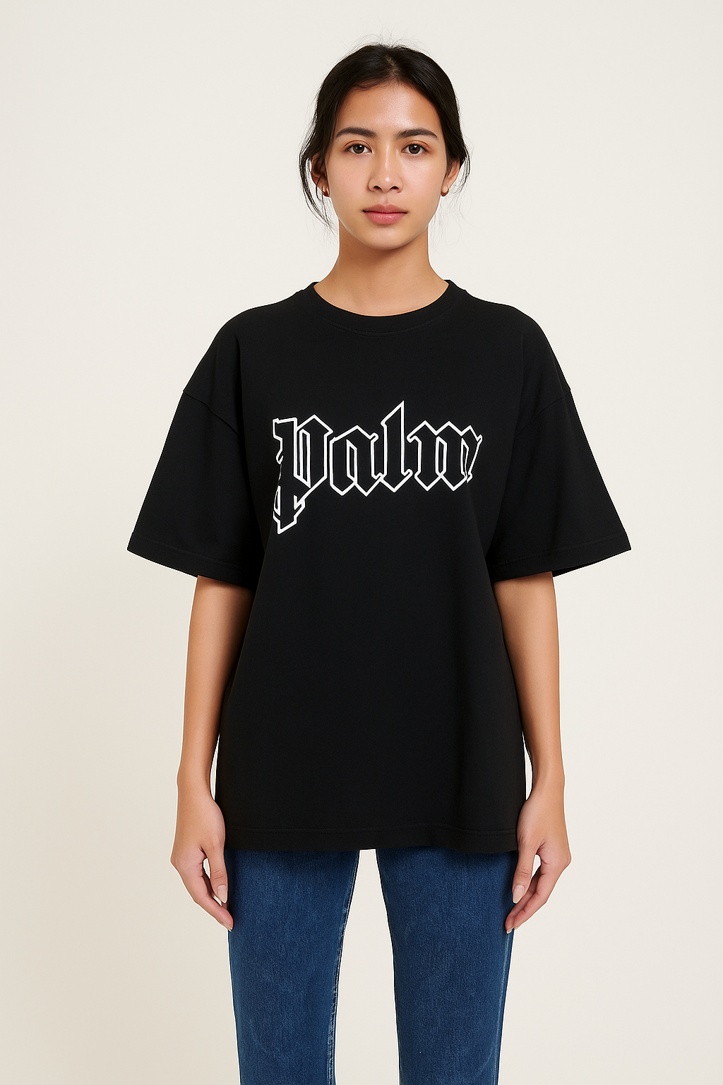 Palm Ang Imported T shirt -Black -F