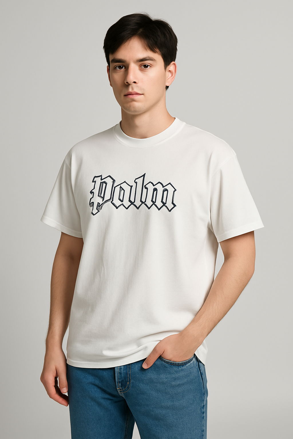 Palm Ang Imported T shirt -White