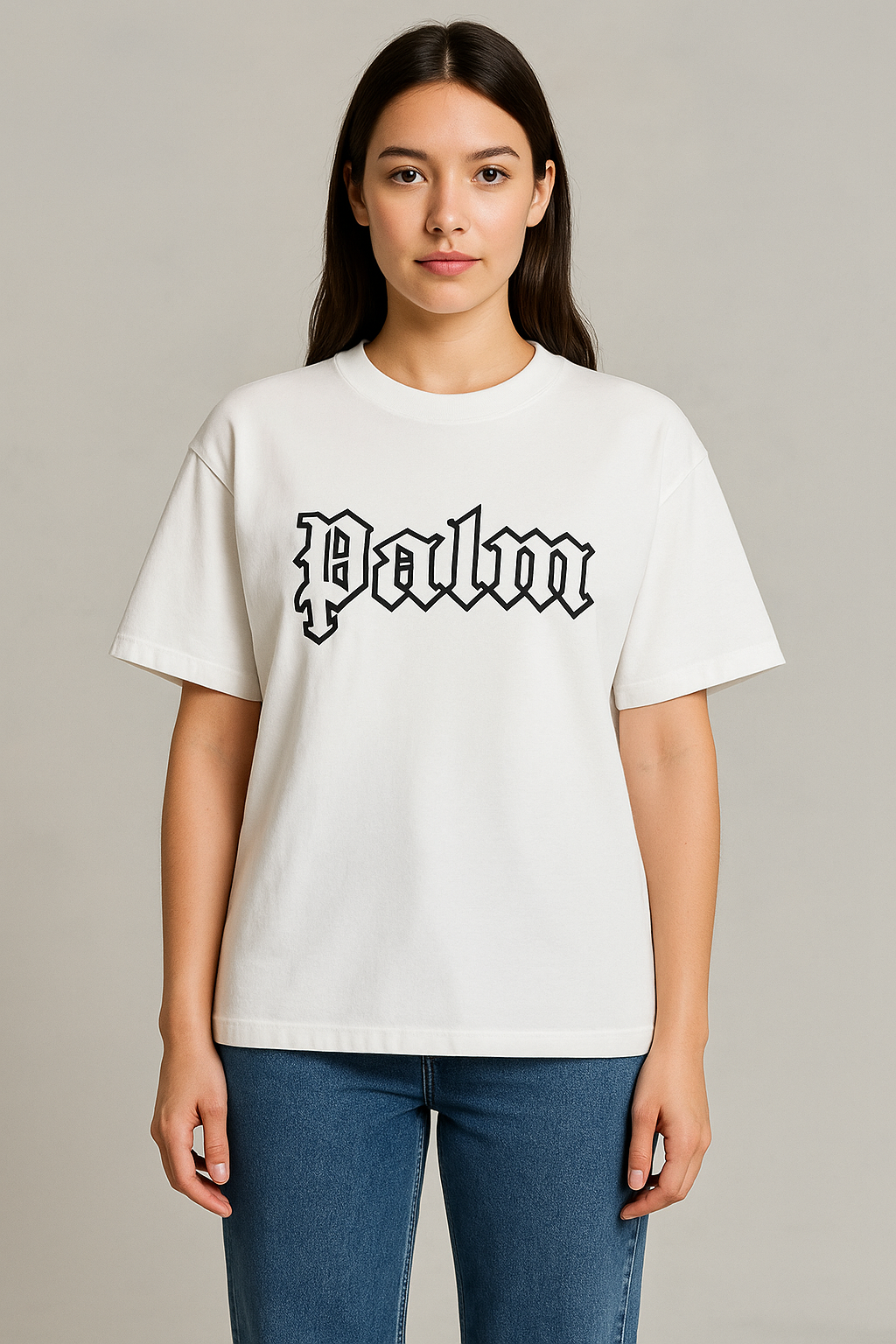 Palm Ang Imported T shirt -White -F